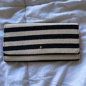 Striped wallet NWOT